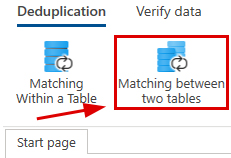 Deduplication between two files Deduplication between two files